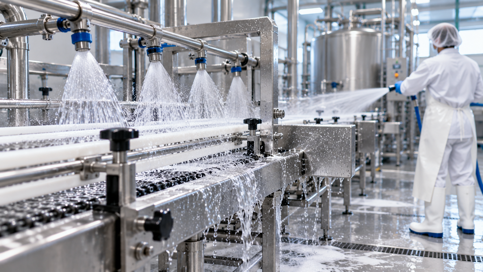 Eau de rinçage et nettoyage agroalimentaire