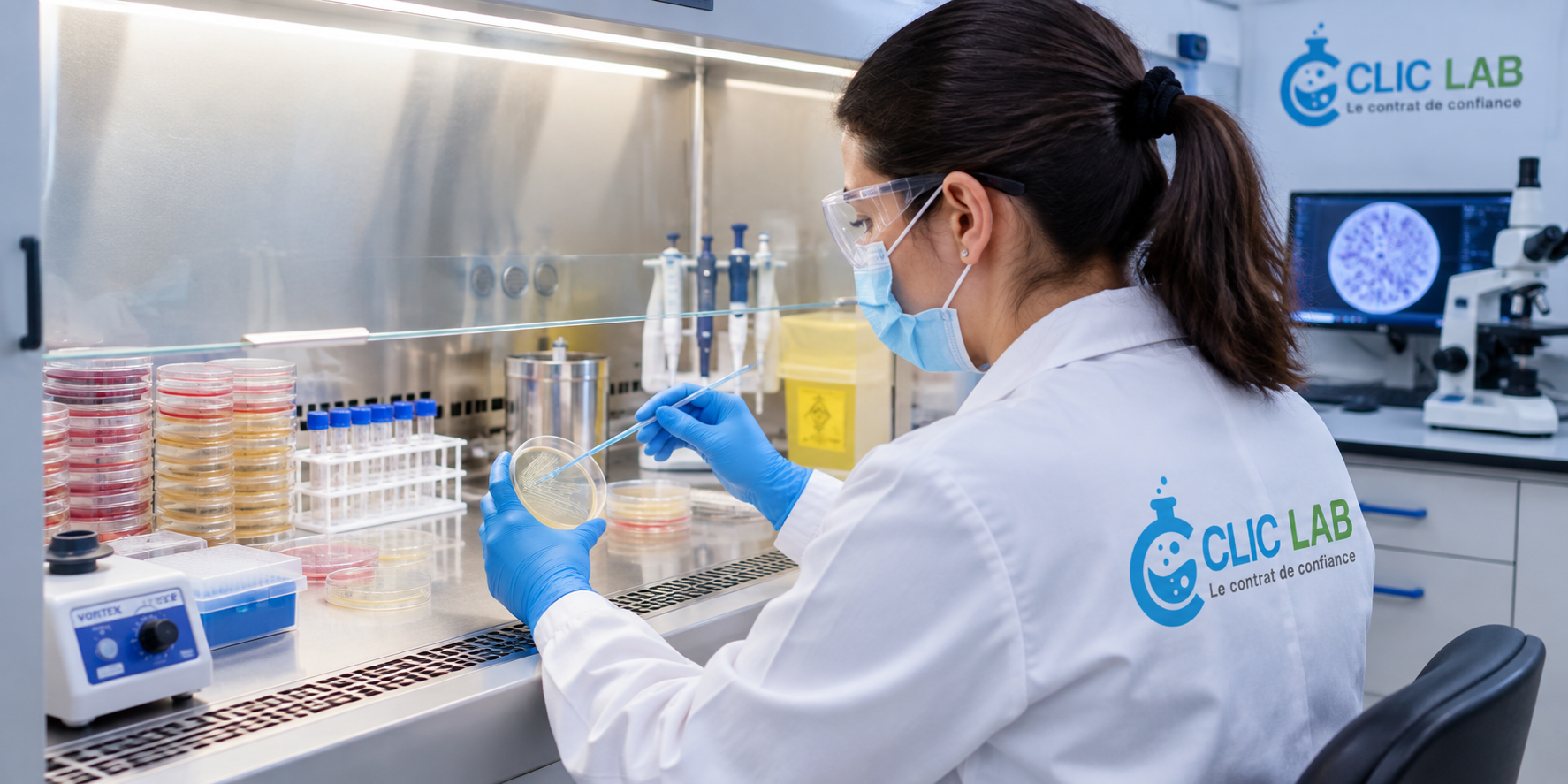 Laboratoire de microbiologie CLIC LAB